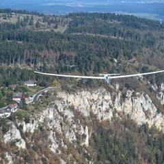 Flugwegposition um 12:23:50: Aufgenommen in der Nähe von Gemeinde Reichenau an der Rax, Österreich in 1170 Meter